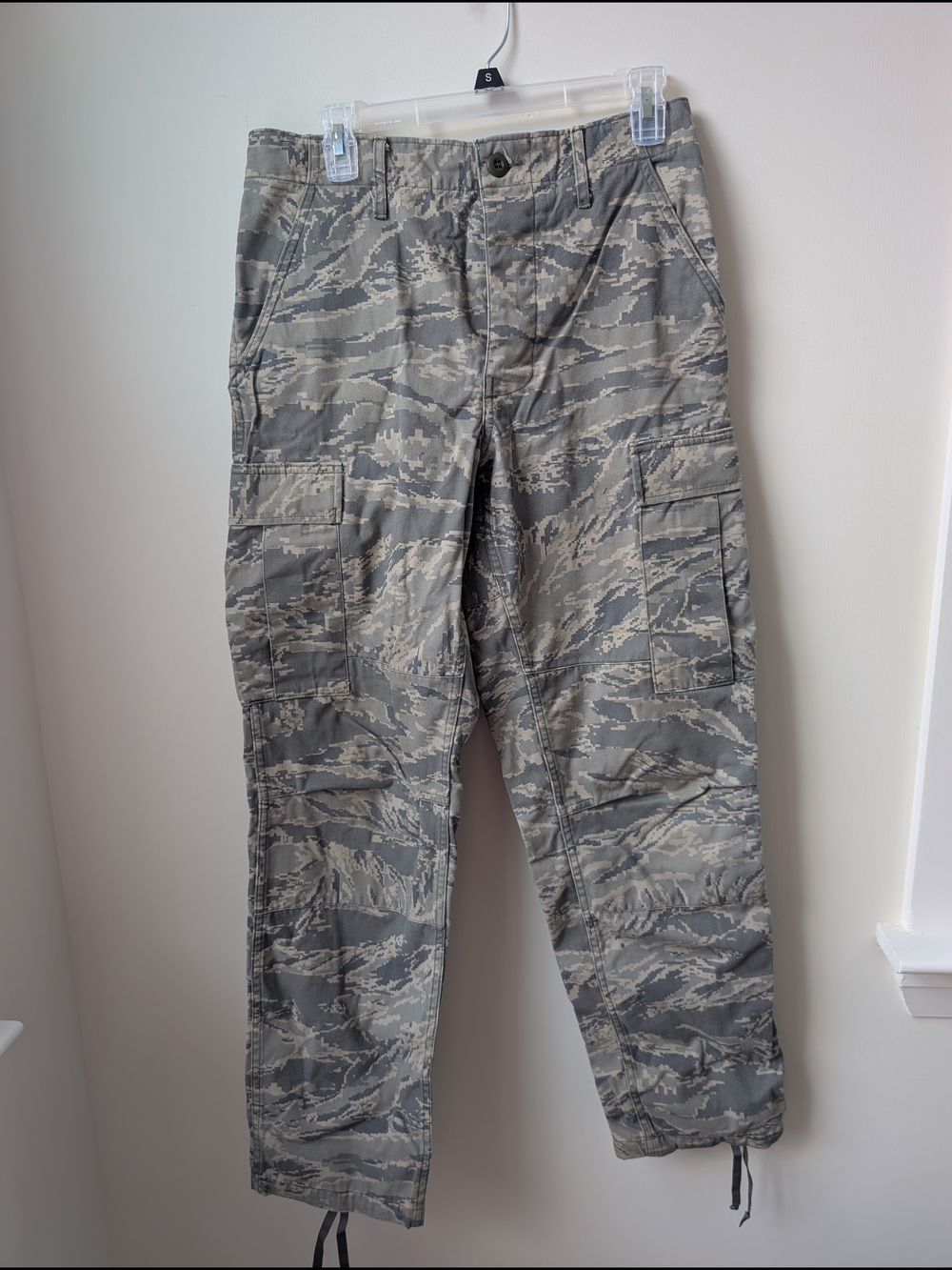 USAF ABU Digital Camo Cargo Pants Small Short Air Force Military Utility 30x30